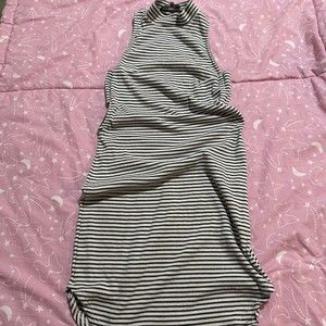 Lulu’s Women’s Striped Long Dress Size M Sleeveless